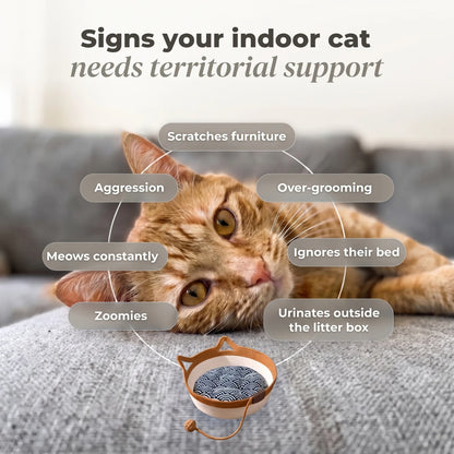 Nookla™ - Hand-woven natural fabric for your indoor cat