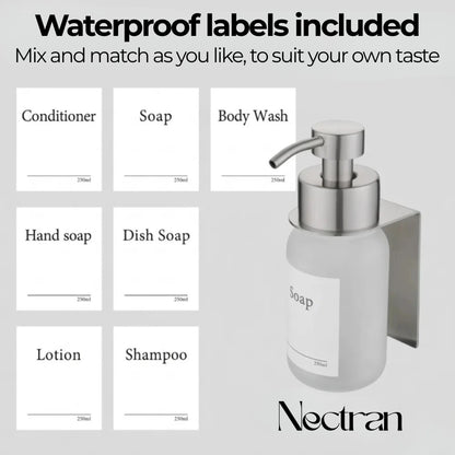 Sapino™ - Wall-mounted glass soap dispenser