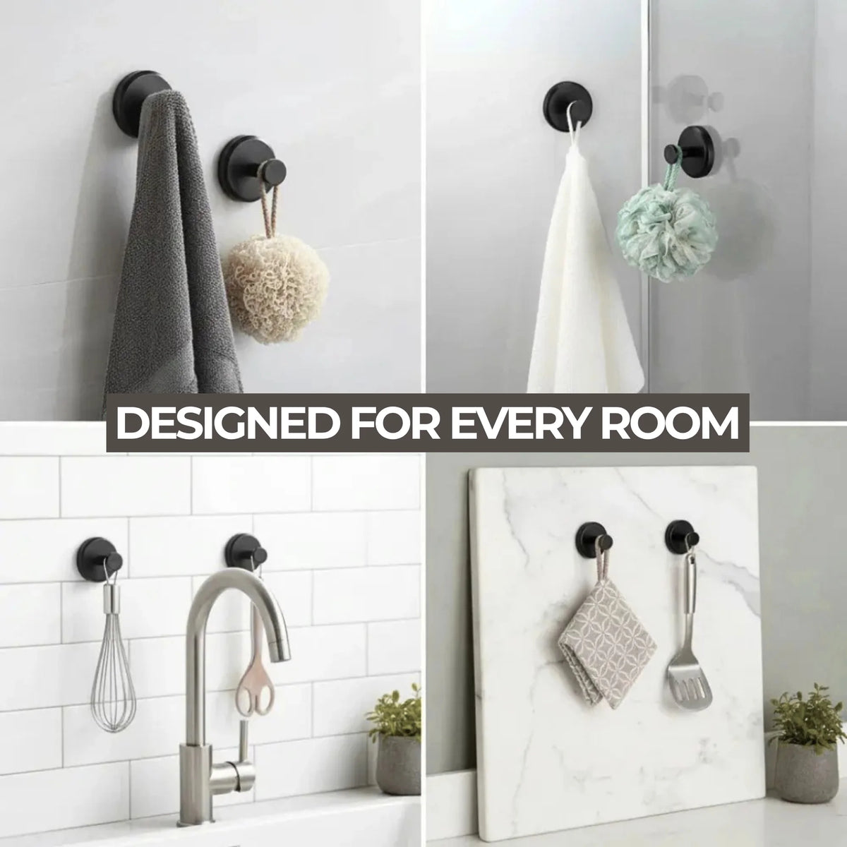 Agarri™ - Set of suction cup hooks