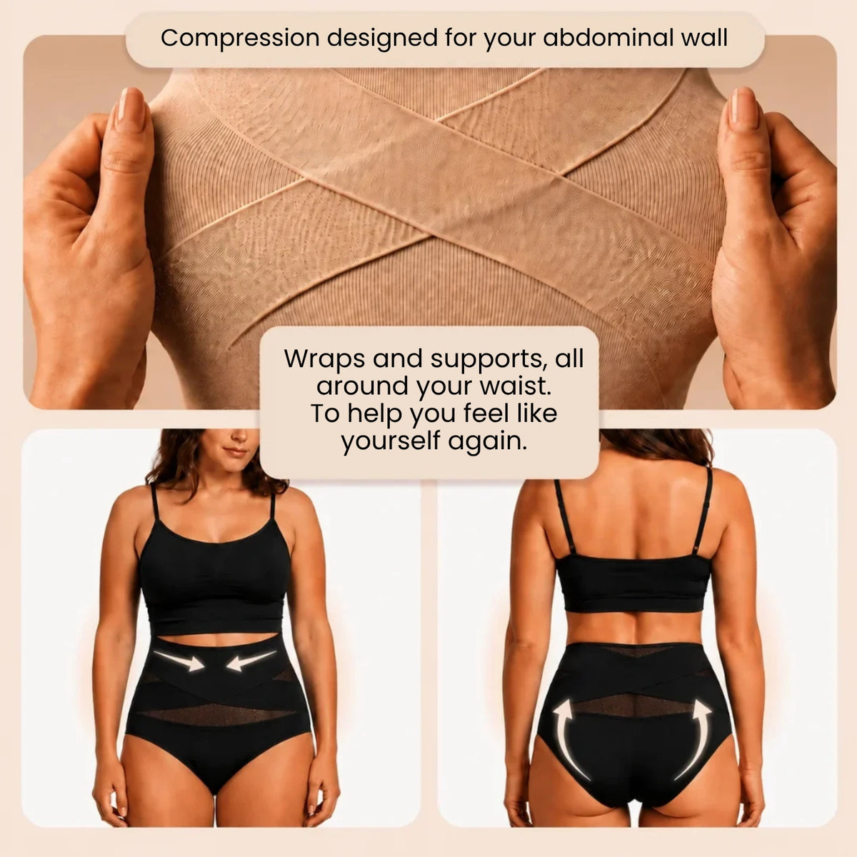 Belvia™ - Postnatal briefs with 360° compression