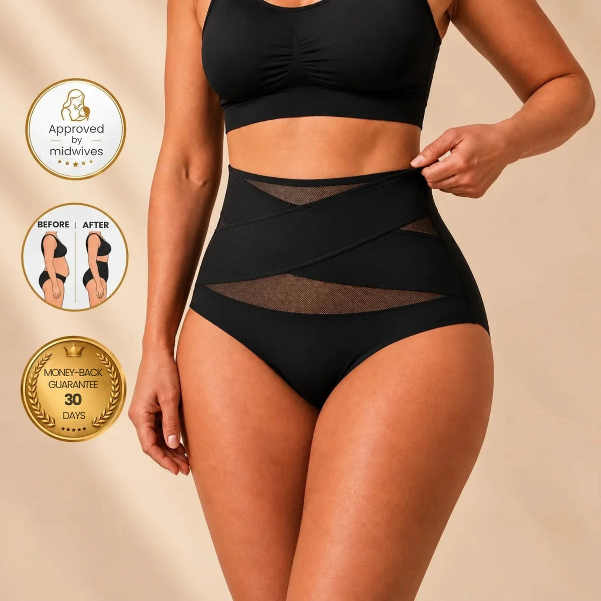 Belvia™ - Postnatal briefs with 360° compression