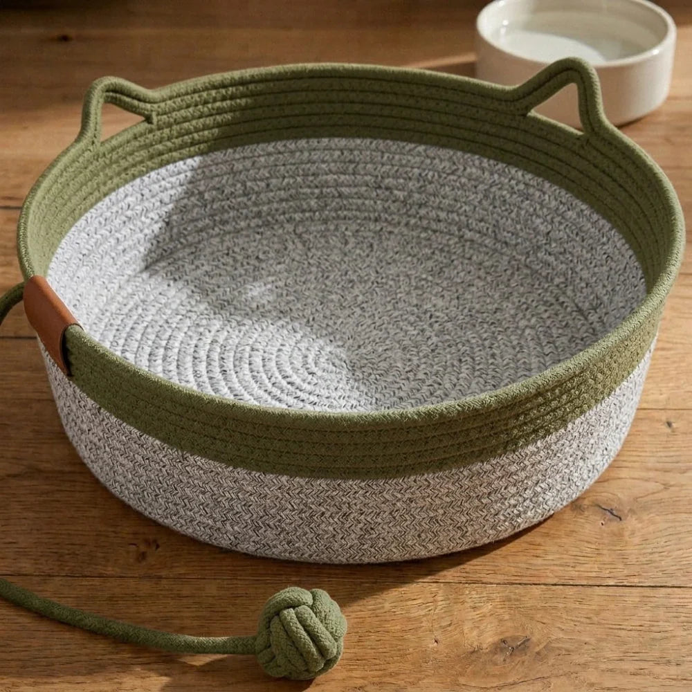 Nookla™ - Hand-woven natural fabric for your indoor cat